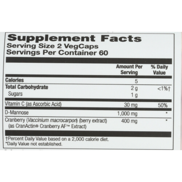 Supplement facts label on a white background