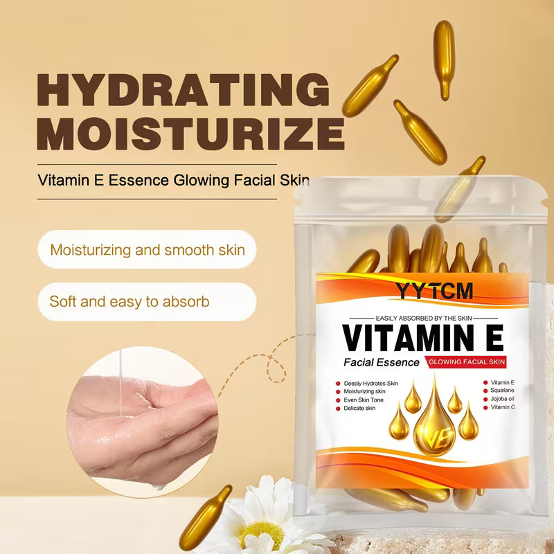 Vitamin E Deep Moisturizing Capsule Essence for Skin Skin Care Peaceful Pleasures