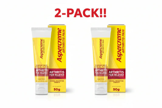 Aspercreme Arthritis Pain Relief Gel 1.76 Ounce Tube - 2 Pack Aspercreme