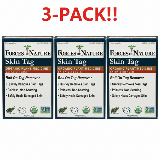 Box of Forces of Nature Skin Tag Remover on a white background