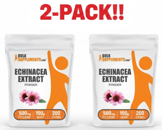 BulkSupplements Echinacea Extract Powder - 2 Pack Peaceful Pleasures