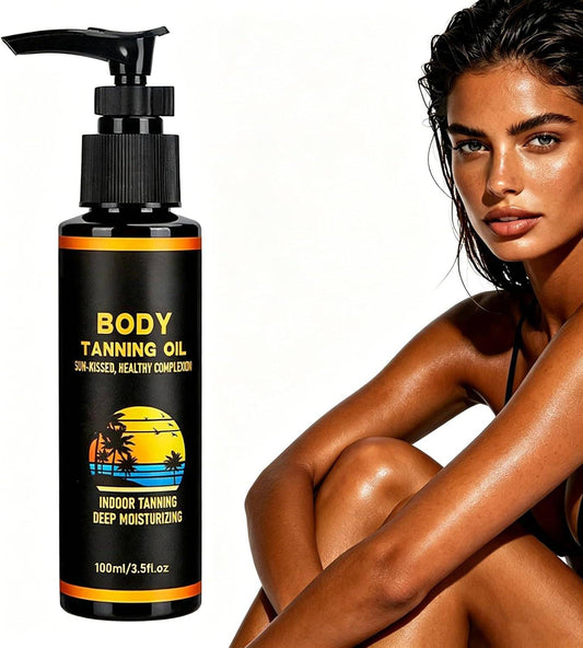 Body Tanning Oil for Deep Moisturizing and Radiant Glow Body Oil Peaceful Pleasures Health and Wellness