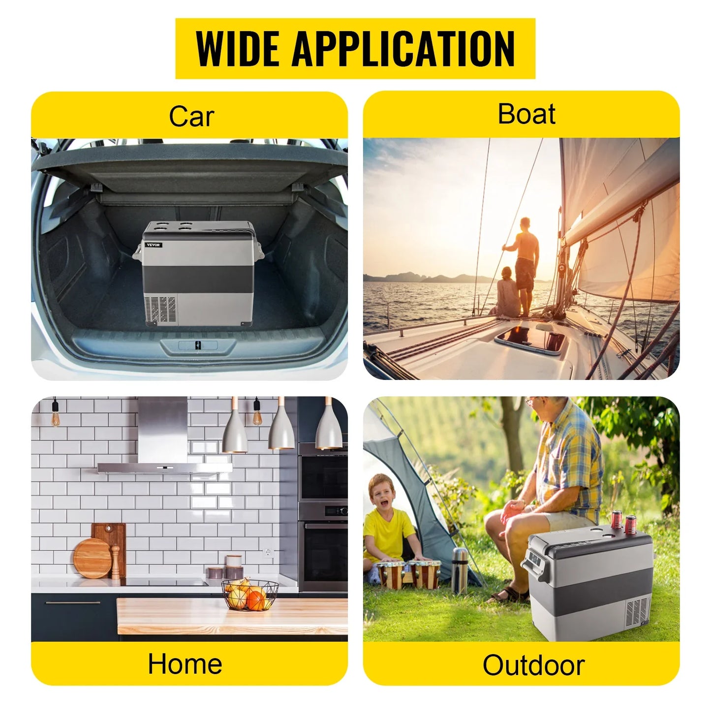 SucceBuy Car Refrigerator Mini Fridge Freezer Portable Refrigerators Peaceful Pleasures Health and Wellness