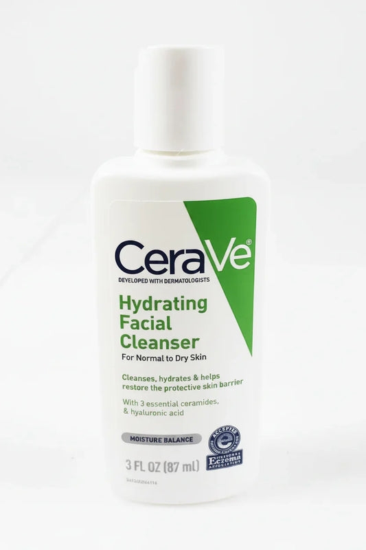 Cerave Hydrating Facial Cleanser For Normal To Dry Skin - 3 FZ Cerave Hydrating Facial Cleanser For Normal To Dry Skin - 3 FZ