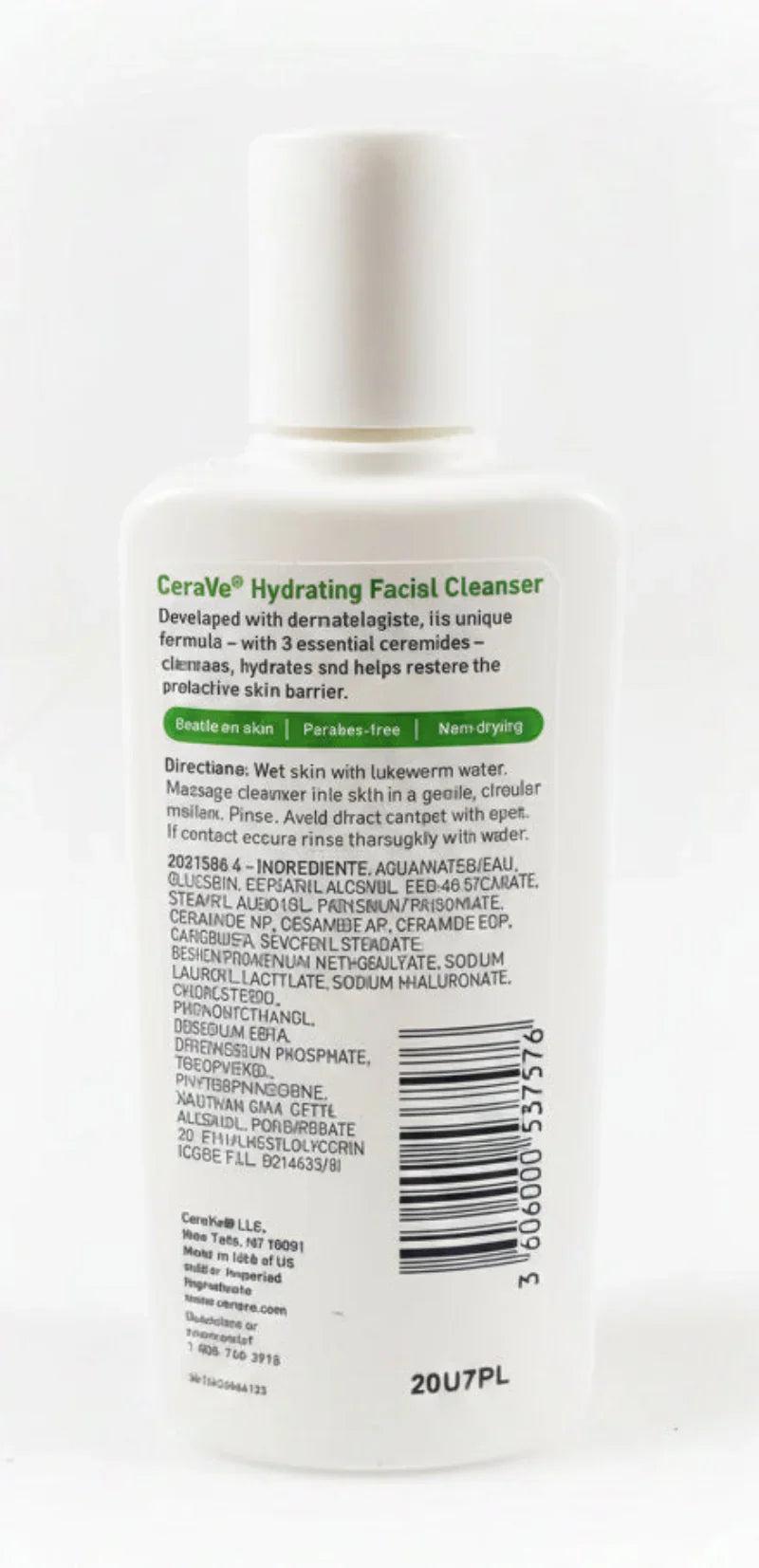 CeraVe Hydrating Facial Cleanser For Normal To Dry Skin - 3 FZ (2-Pack) CeraVe