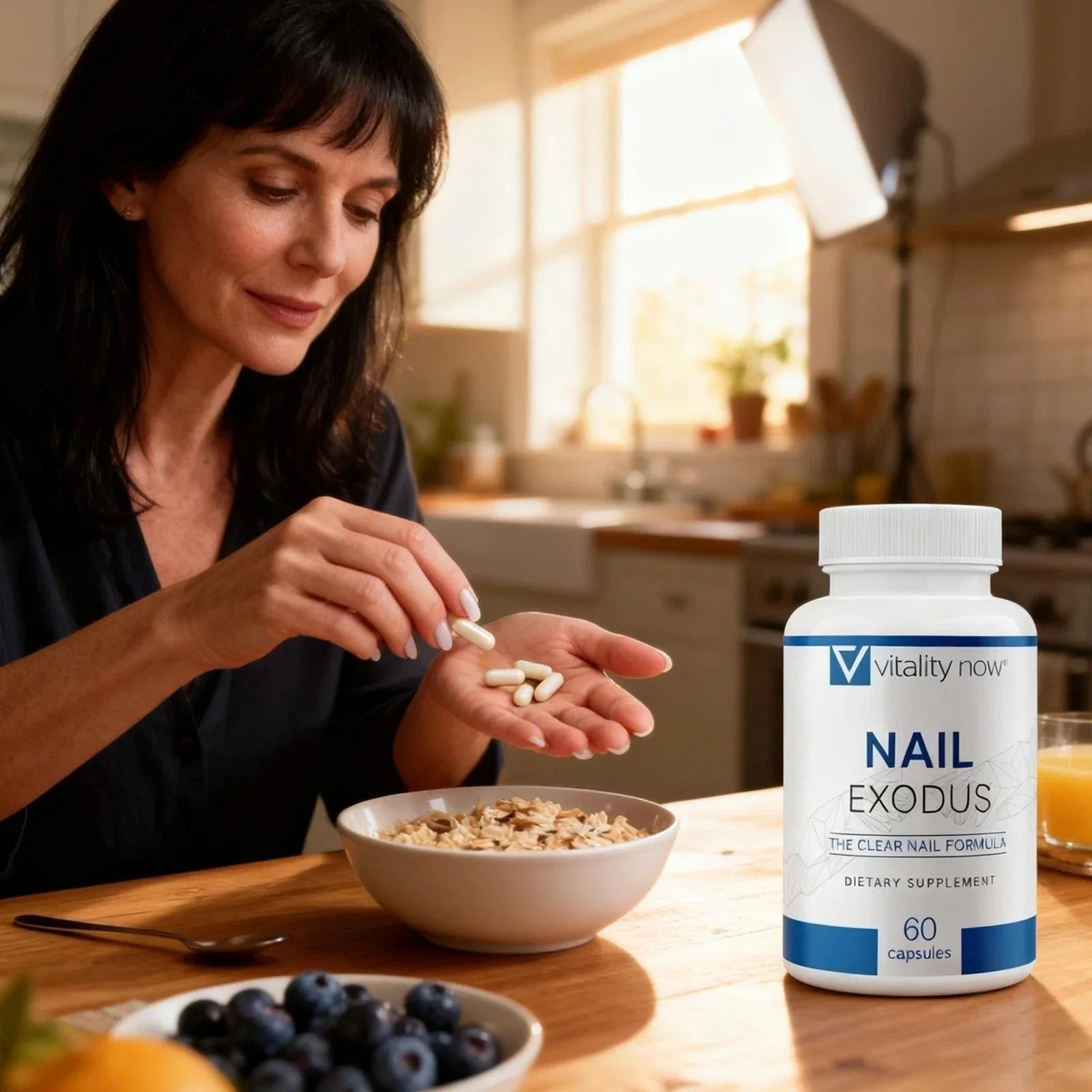 Nail Exodus Capsules – Vitality Clear Nail Formula Nail Supplements Peaceful Pleasures Health and Wellness