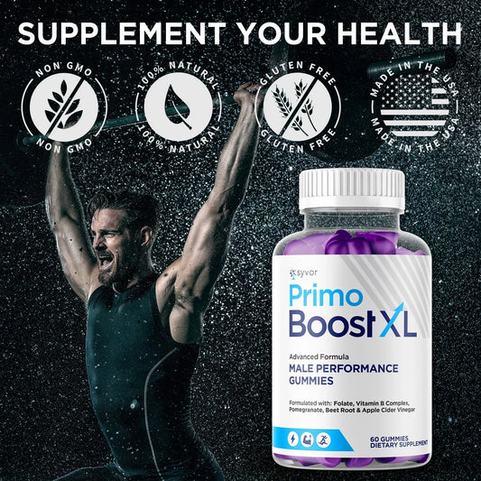 Primo Boost XL Gummies – Advanced Men's Wellness Formula Men's Health Supplements Peaceful Pleasures Health and Wellness