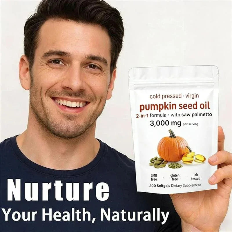 Aged Pumpkin Seed Oil 3000mg – 300 Softgels, Odorless magnus_market