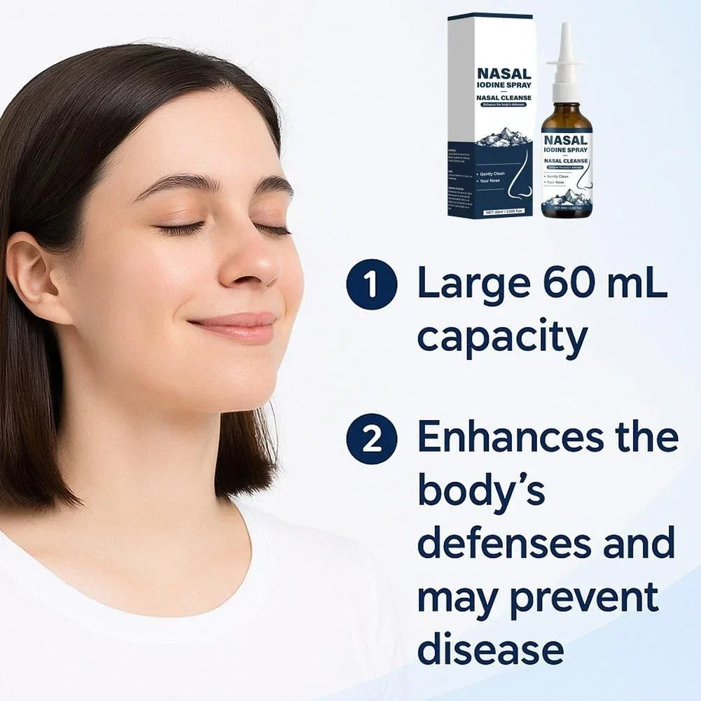 Iodine Nasal Spray – Nasal Cleanse & Refresh (60ml) magnus_market
