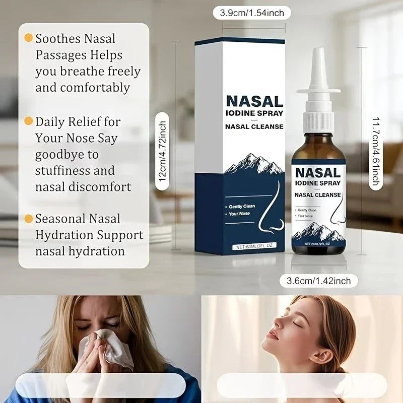 Iodine Nasal Spray – Nasal Cleanse & Refresh (60ml) magnus_market