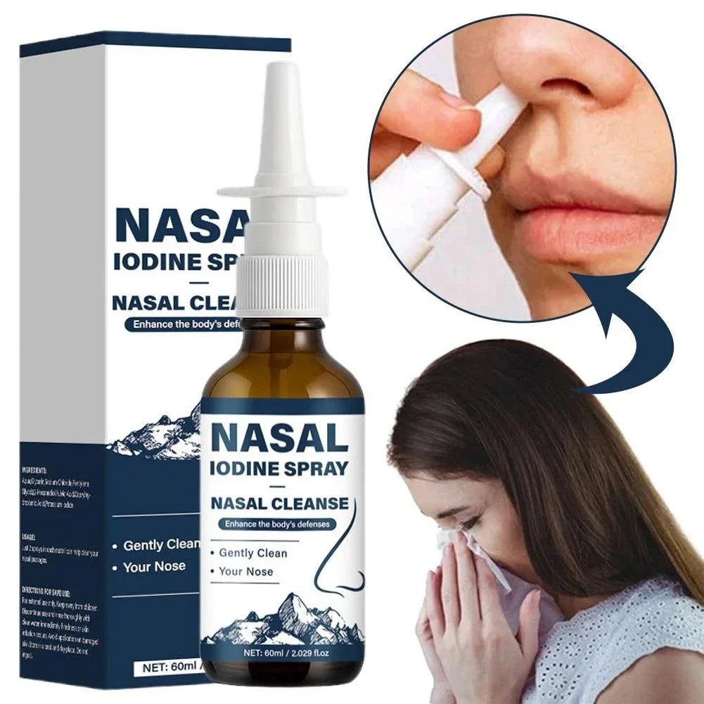 Iodine Nasal Spray – Nasal Cleanse & Refresh (60ml) magnus_market