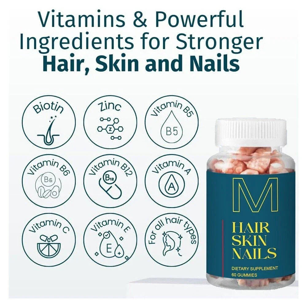 Hair Skin & Nails Gummies – Vegan Biotin + Collagen magnus_market