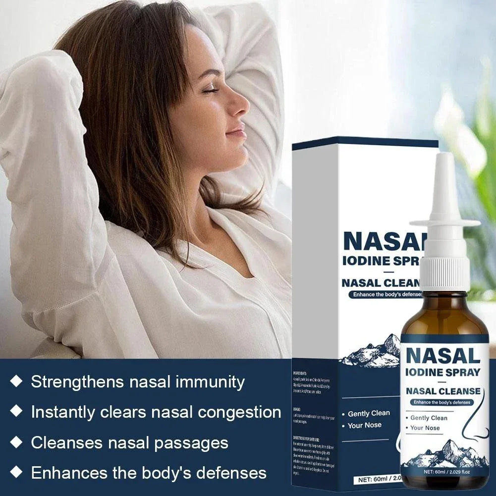 Iodine Nasal Spray – Nasal Cleanse & Refresh (60ml) magnus_market