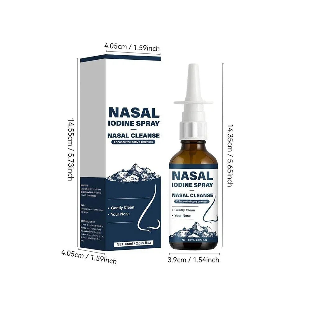 Iodine Nasal Spray – Nasal Cleanse & Refresh (60ml) magnus_market