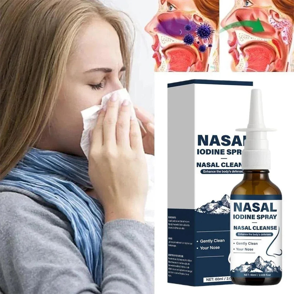 Iodine Nasal Spray – Nasal Cleanse & Refresh (60ml) magnus_market