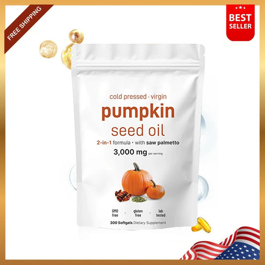 Aged Pumpkin Seed Oil 3000mg – 300 Softgels, Odorless magnus_market