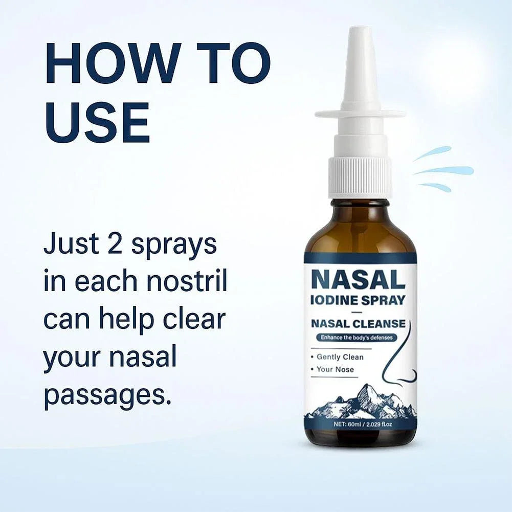 Iodine Nasal Spray – Nasal Cleanse & Refresh (60ml) magnus_market