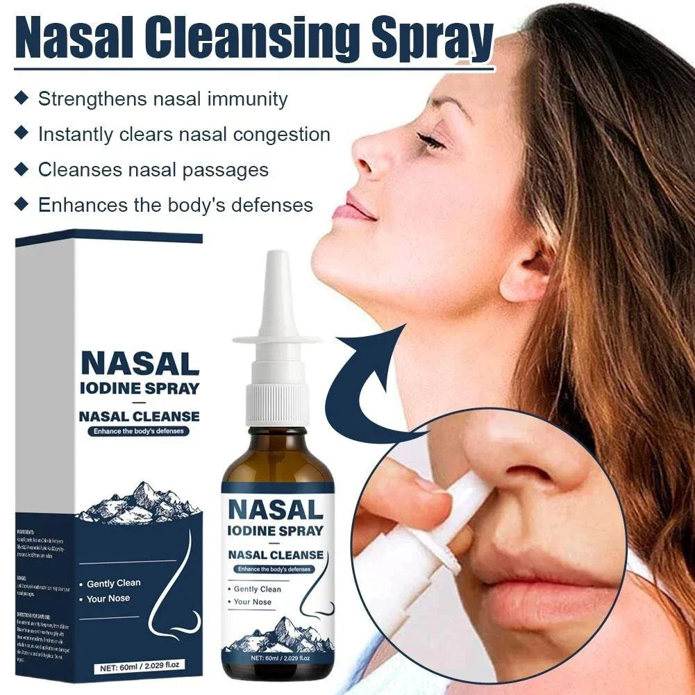 Iodine Nasal Spray – Nasal Cleanse & Refresh (60ml) magnus_market