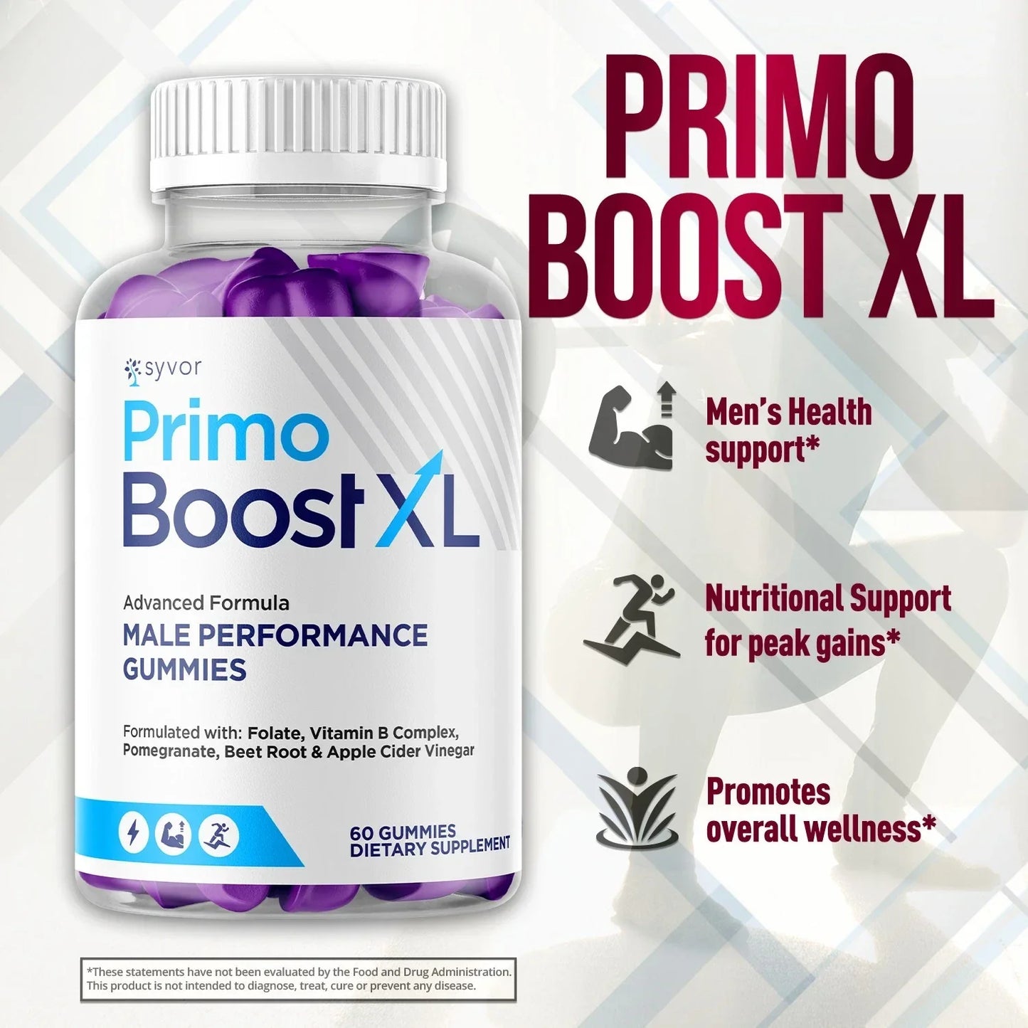 Primo Boost XL Gummies – Advanced Men's Wellness Formula Men's Health Supplements Peaceful Pleasures Health and Wellness