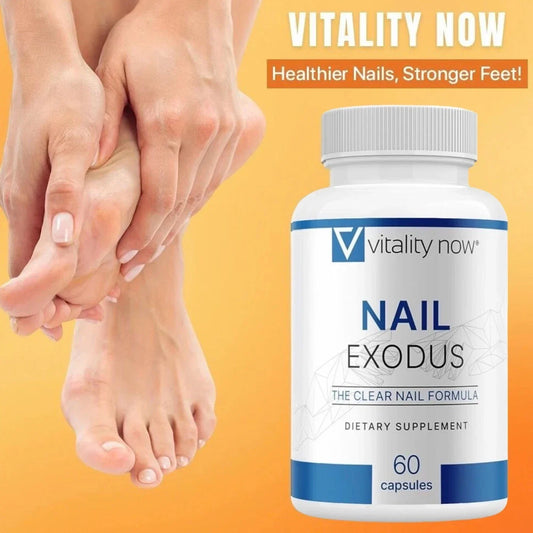 Nail Exodus Capsules – Vitality Clear Nail Formula Nail Supplements Peaceful Pleasures Health and Wellness