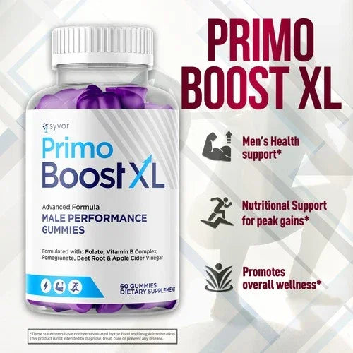 Primo Boost XL Gummies – Advanced Men's Wellness Formula Men's Health Supplements Peaceful Pleasures Health and Wellness