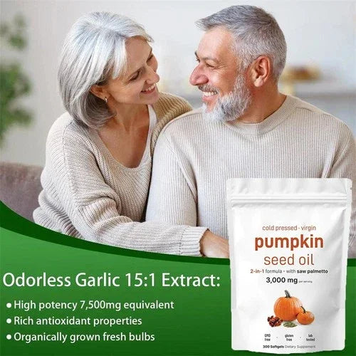 Aged Pumpkin Seed Oil 3000mg – 300 Softgels, Odorless magnus_market