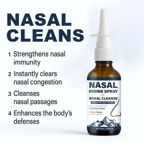 Iodine Nasal Spray – Nasal Cleanse & Refresh (60ml)