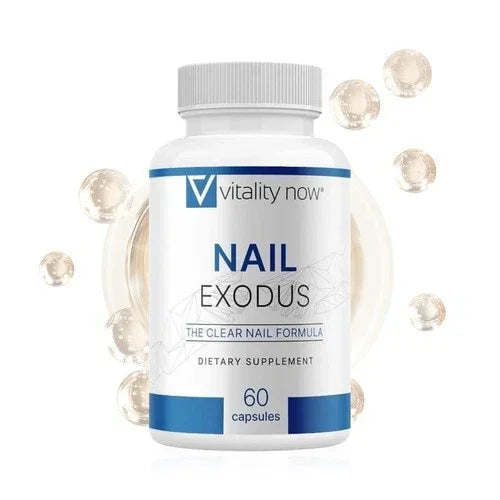 Nail Exodus Capsules – Vitality Clear Nail Formula Nail Supplements Peaceful Pleasures Health and Wellness