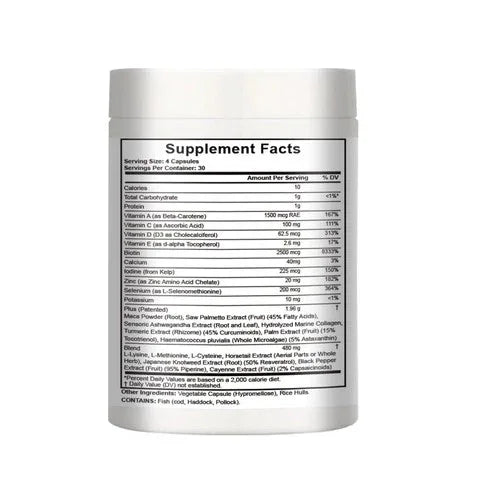 Women's Balance Hair Growth Supplements for Ages 45+ Hair Growth Supplements Peaceful Pleasures Health and Wellness