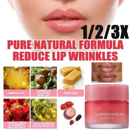 1 Lip Sleeping Mask Intense Hydration with Vitamin C,Berry,0.70 oz New magnus_market
