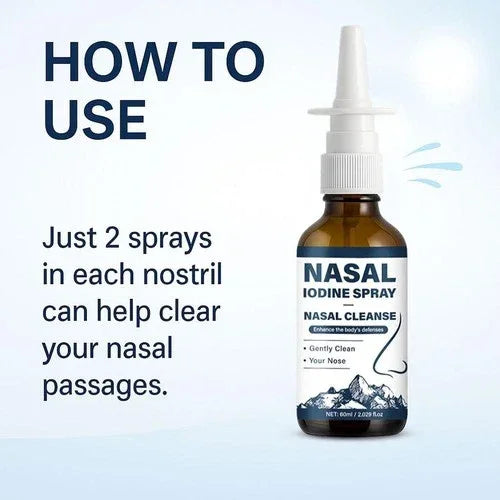 Iodine Nasal Spray – Nasal Cleanse & Refresh (60ml)