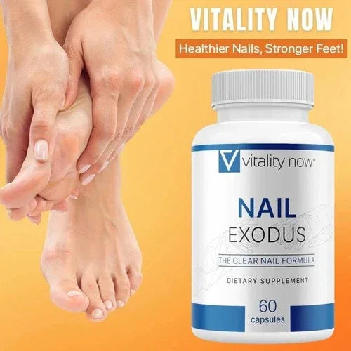 Nail Exodus Capsules – Vitality Clear Nail Formula Nail Supplements Peaceful Pleasures Health and Wellness