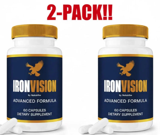 IronVision Capsules – Advanced Natural Dietary Supplement (2 Pack) Peaceful Pleasures