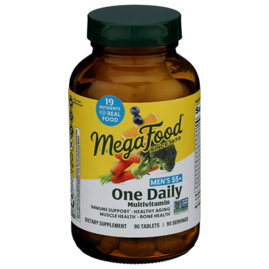 MegaFood One Daily Multivitamin bottle on a white background