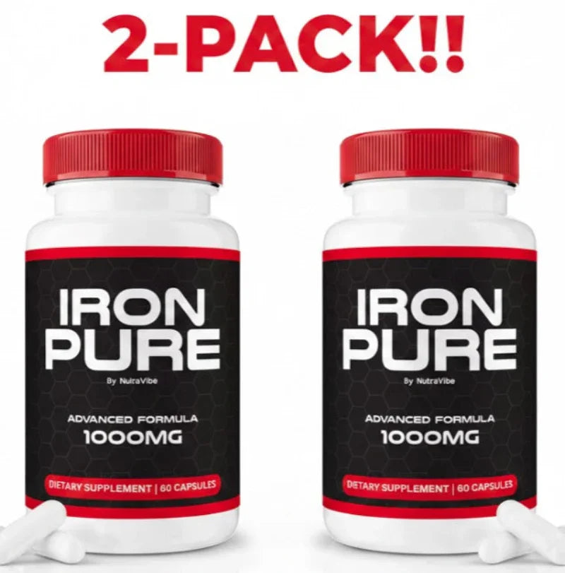 IronPure Advanced Natural Dietary Supplement – 2 Pack Peaceful Pleasures