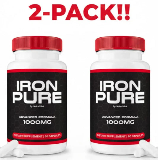 IronPure Advanced Natural Dietary Supplement – 2 Pack Peaceful Pleasures