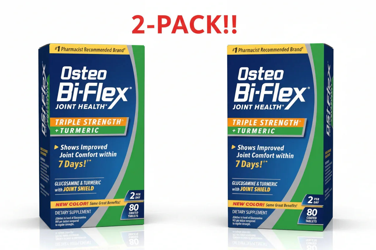 Osteo Bi Flex Triple Strength Caplets - 80 Count (2-Pack) Osteo Bi-Flex