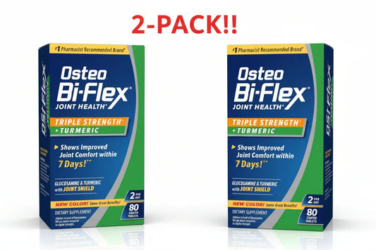 Osteo Bi Flex Triple Strength Caplets - 80 Count (2-Pack) Osteo Bi-Flex